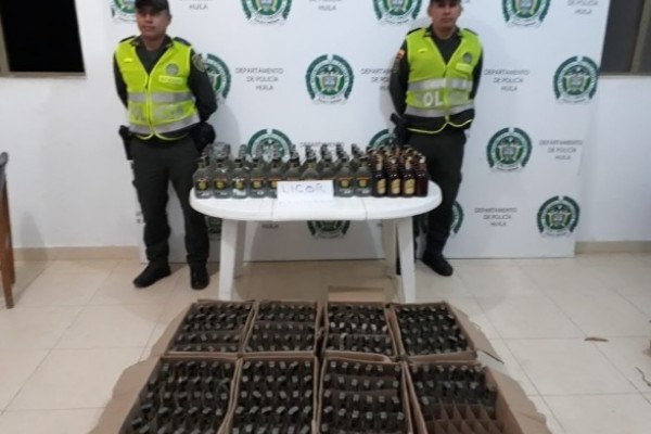 En Tarqui Huila hallaron licor adulterado a orillas del Magdalena