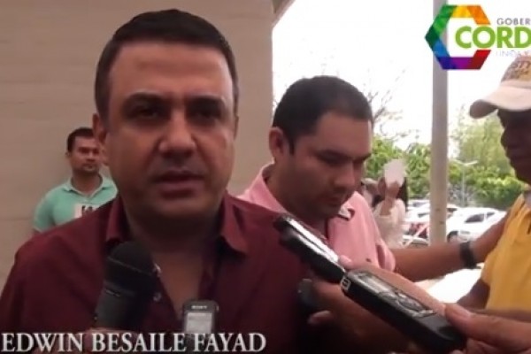 Fiscalía radica ante la Corte Suprema de Justicia acusación contra Gobernador de Córdoba, Edwin Besaile