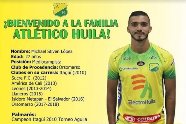 Nuevo refuerzo para el Atlético Huila