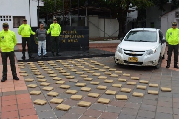 Informaron a la policía que llevaba droga