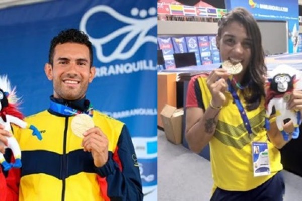 Huilenses bañaron en ORO a Colombia