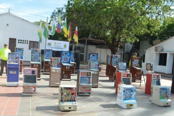 Policía contra juegos ilegales en Neiva