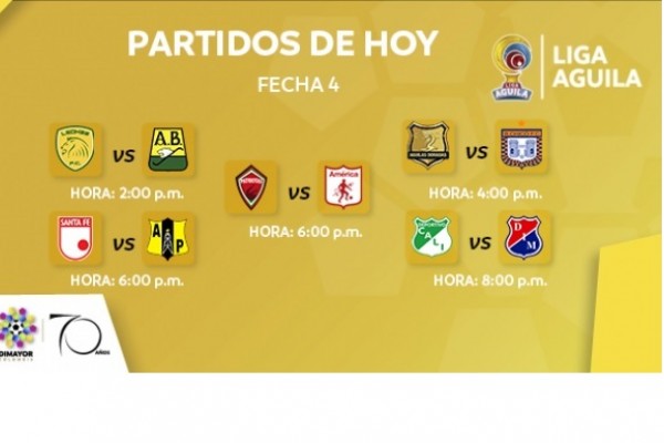 Vive la jornada 4 de la Liga Águila
