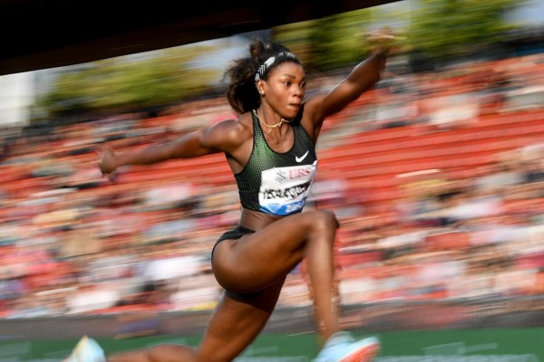 Caterine Ibargüen la reina de la Liga Diamante