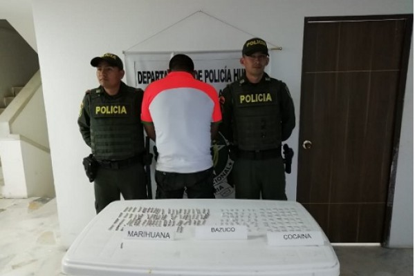 En el Huila más capturas por la policía