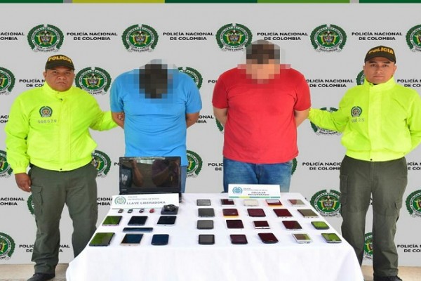 Capturados con celulares robados