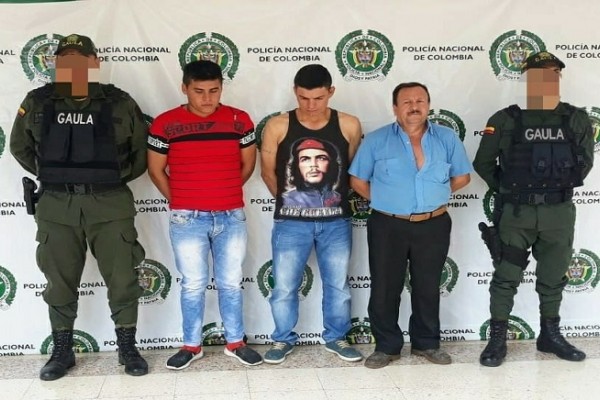 Capturados implicados en extorsión a comerciantes en el Huila