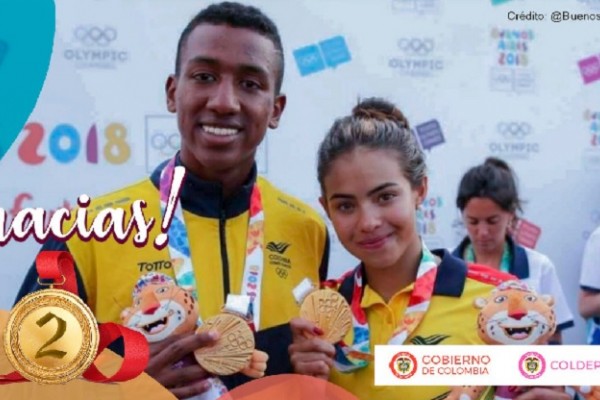 Las dos primeras de oro para Colombia en los Juegos Olímpicos de Juventud