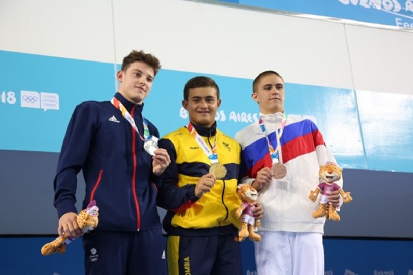 Daniel Restrepo, medalla de oro en Juegos Olímpicos de Juventud