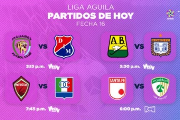 Inicia la fecha 16 de la Liga Águila