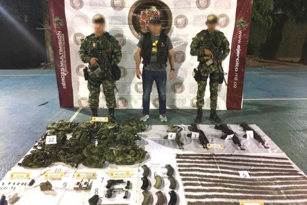 Incautado material de guerra que pertenecería a disidencias de las Farc