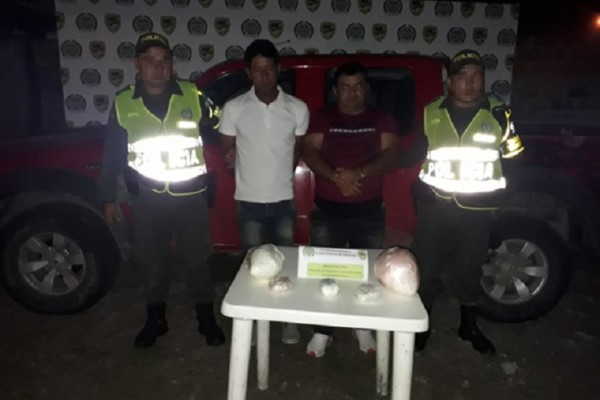 Capturados cuando trasportaban base de coca proveniente del Caquetá