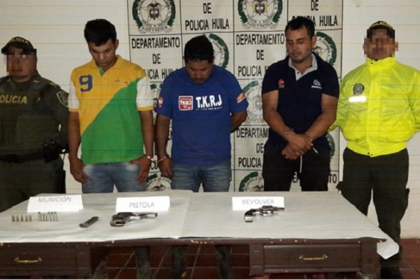 Capturados en Tello por hacerse pasar por disidencias de las Farc