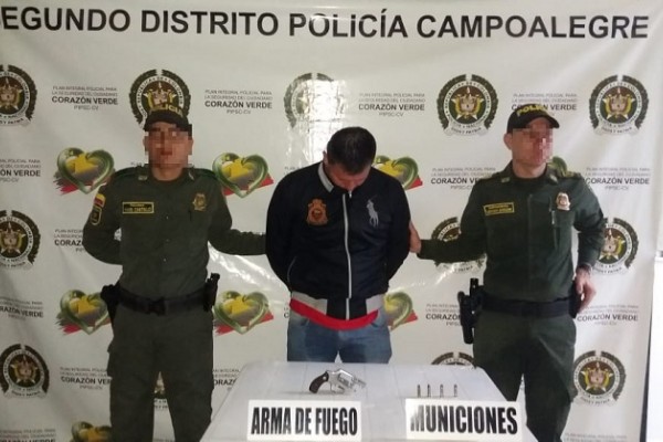 Capturado por tentativa de homicidio en Campoalegre, Huila