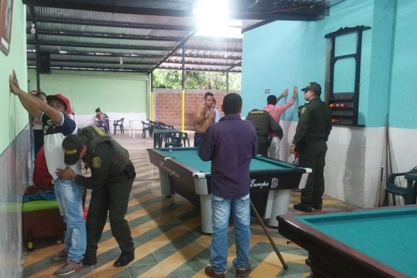 Policía presentó su balance durante el fin de semana en el Huila