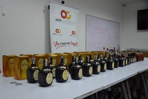 Incautan whisky y cerveza de contrabando