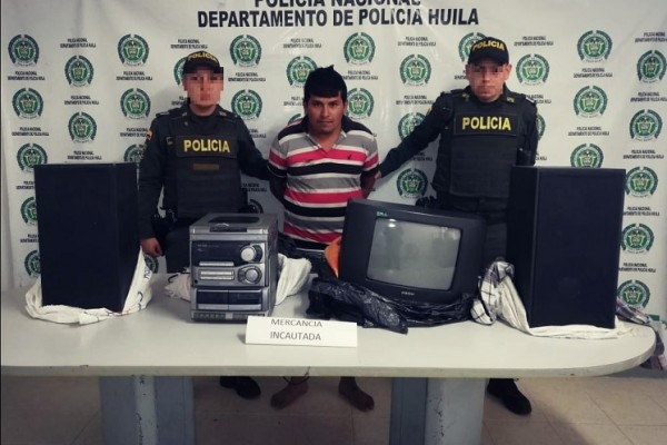 Comunidad capturó a presunto ladrón en el municipio de La Plata, Huila