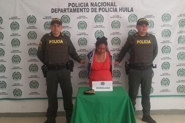 Capturada mujer que intento ingresar marihuana a la cárcel del municipio La Plata