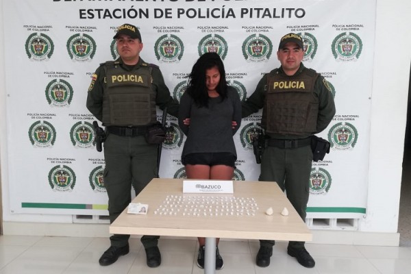 En Pitalito, integrante de “los porver” fue capturada expendiendo alucinógenos