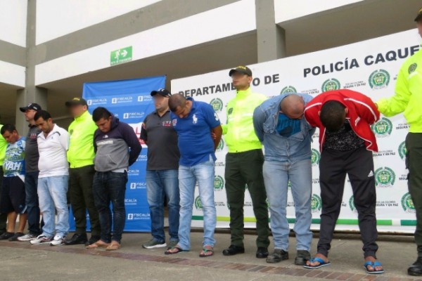 Desarticulada banda "Traficantes" en el Caquetá