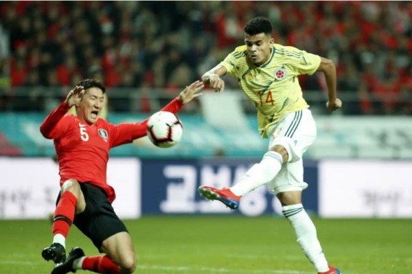 Selección Colombia cayó 2-1 en su segundo amistoso