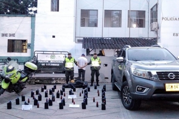 En el municipio de Suaza un hombre fue capturado con 50 kilos de coca