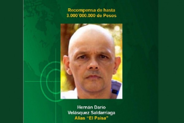 Organismos en Colombia enredados para capturar a “el paisa”