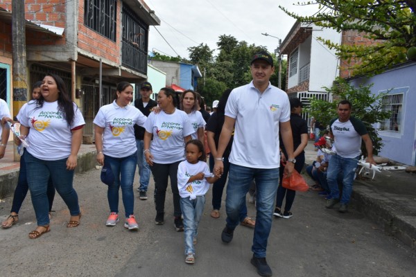 Candidato a la alcaldía Germán Casagua recorre la comuna 3