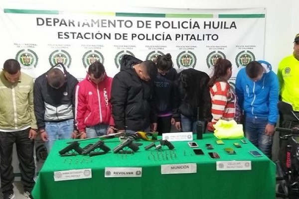 Más delincuentes siguen cayendo en el Huila