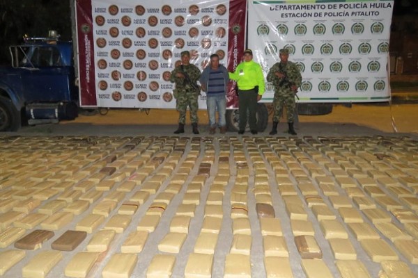 Nuevo golpe al narcotráfico En Pitalito y Tesalia