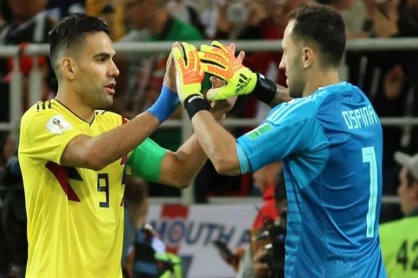 David Ospina y Falcao posible bajas de Colombia frente a Paragay