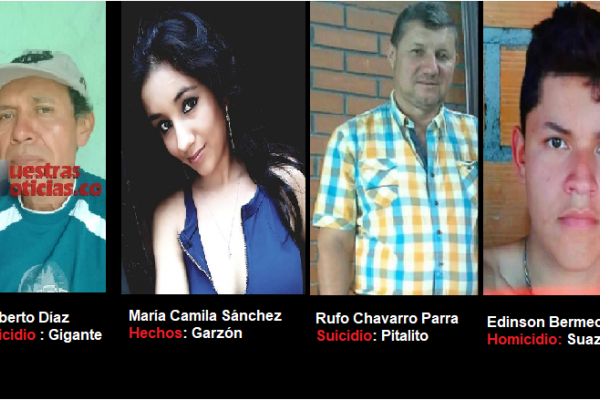 Fin de semana en el Huila marcado de tragedias, sangre y dolor