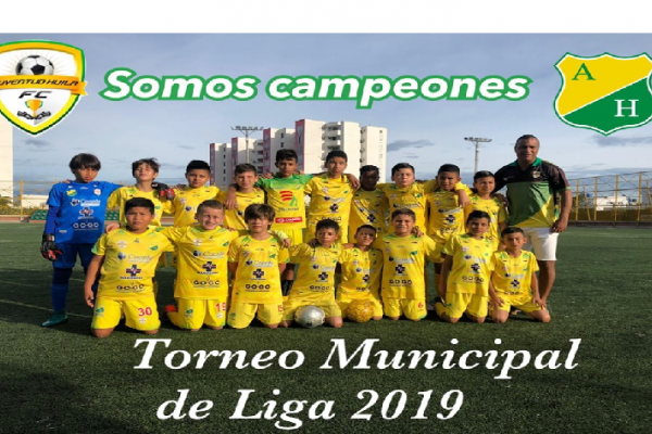 Atlético Huila Preinfantil, Campeones del torneo municipal