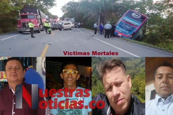 Imprudencia al volante cobró la vida de cuatro personas
