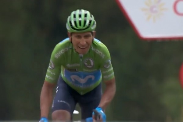 Nairo Quintana se puso la camiseta de líder en la vuelta a España