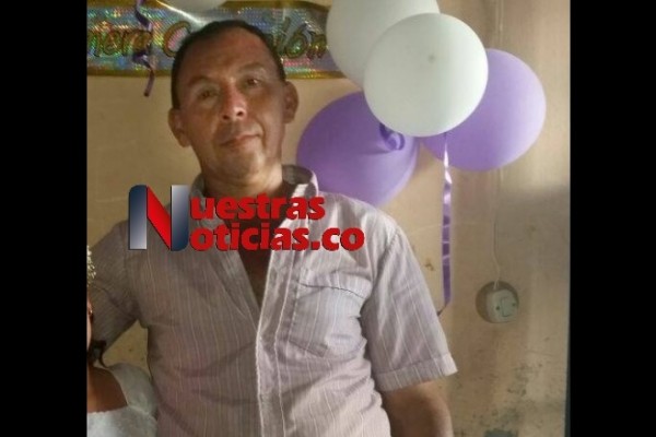 Asesinado delante de la familia