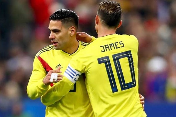 James y Falcao por fuera de la convocatoria