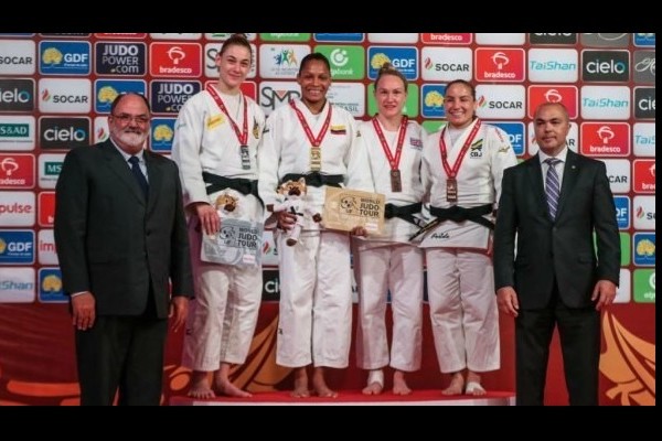 Yuri Alvear se quedó con el título del Grand Slam de Brasil en Judo