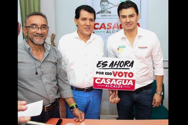 Germán Casagua recibió a Raúl Rivera en su campaña