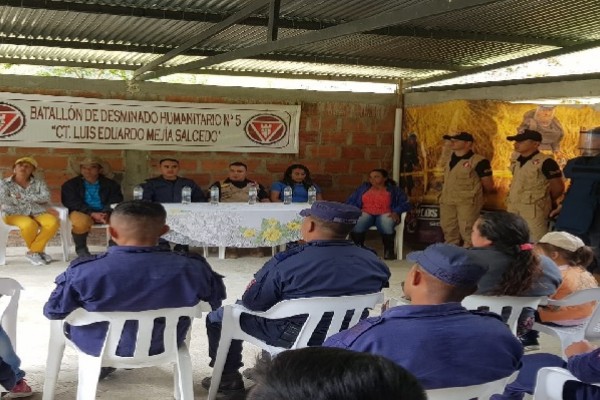 Más áreas libres de minas antipersonal en el Huila