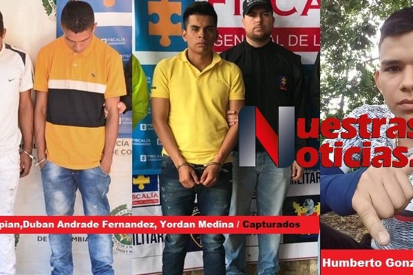 Capturados asesinos de joven neivano