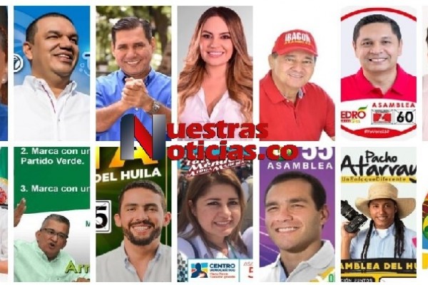 Definidos diputados para el departamento del Huila