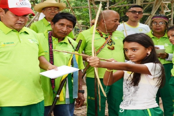 Comunidades indígenas de Neiva vivieron sus juegos tradicionales