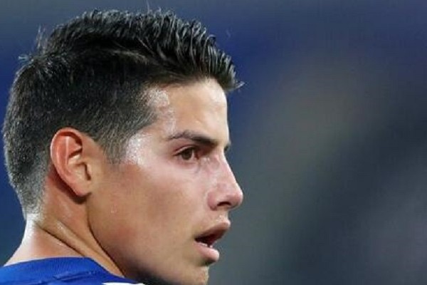 James se luce y marca primer doblete con el Everton