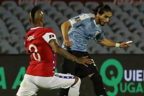 Eliminatorias al Mundial: En el último minuto Uruguay derrotó a Chile