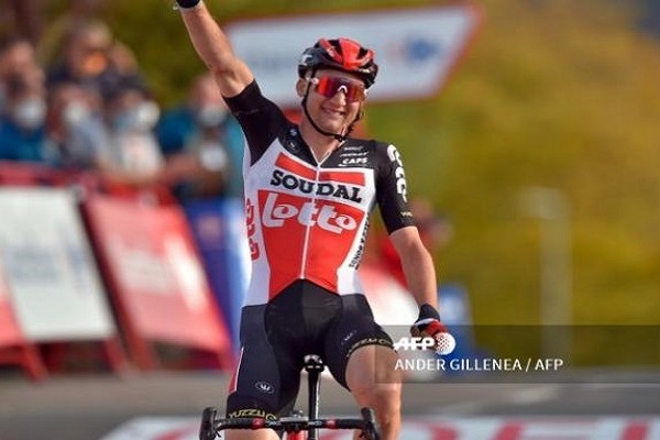 Tim Wellens ganó la quinta etapa de la vuelta a España