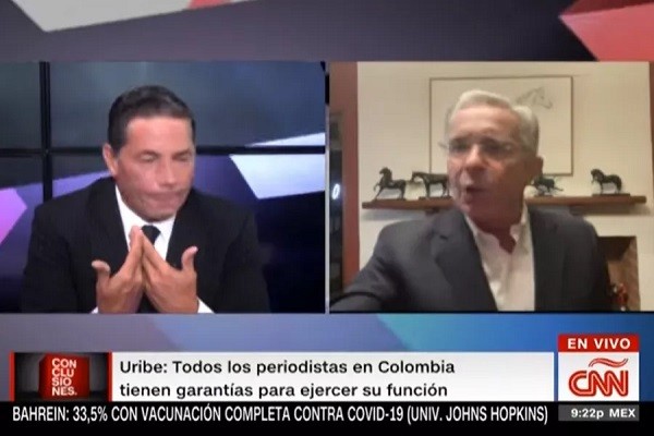 Preguntas del paro desataron la cólera de Uribe