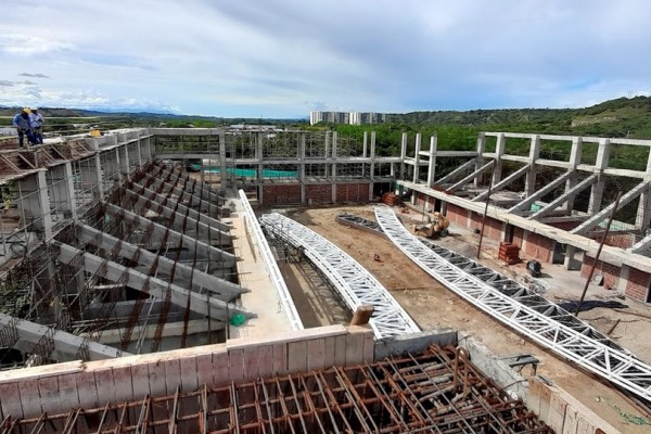 Avanza construcción del Coliseo Menor de Voleibol de Neiva