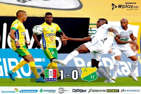 Atlético Huila regresó a la A con derrota ante Once Caldas