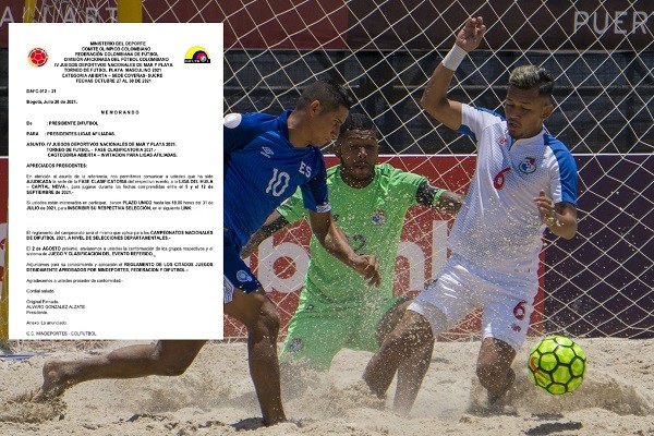 ¡Confirmado!, Neiva será sede de la eliminatoria de Fútbol Playa